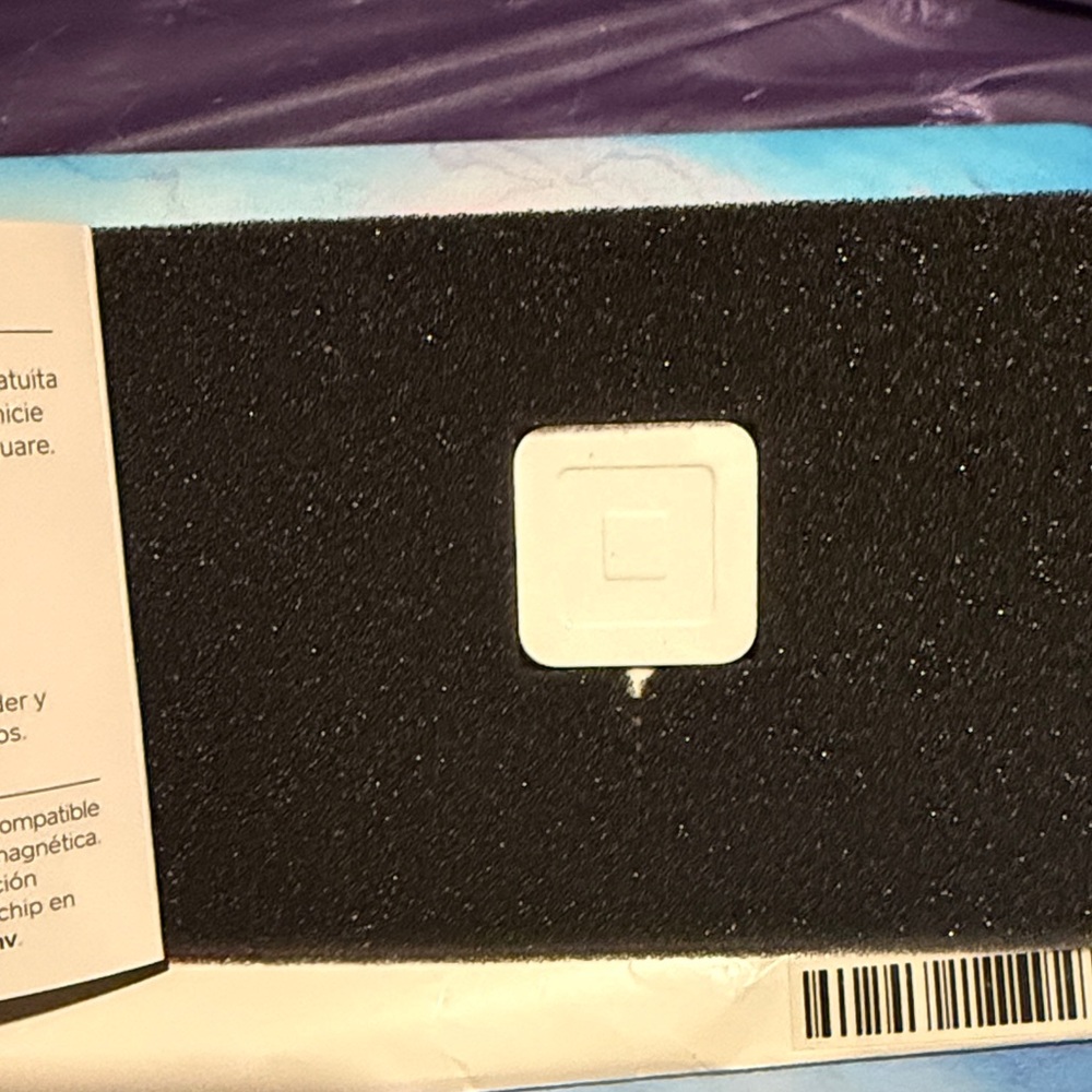 White Square Reader✅📋🏷️ New never used